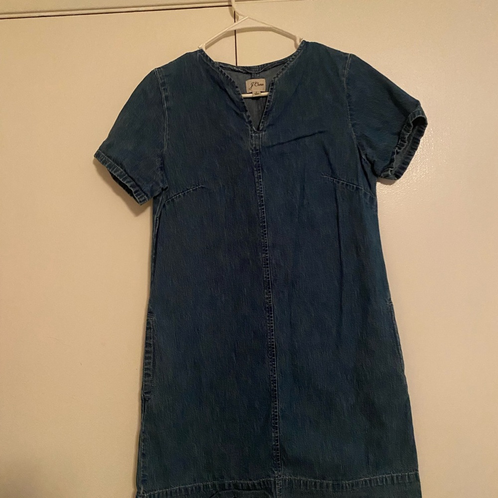 J. Crew Indigo Denim Dress